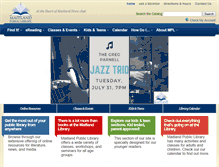 Tablet Screenshot of maitlandpubliclibrary.org
